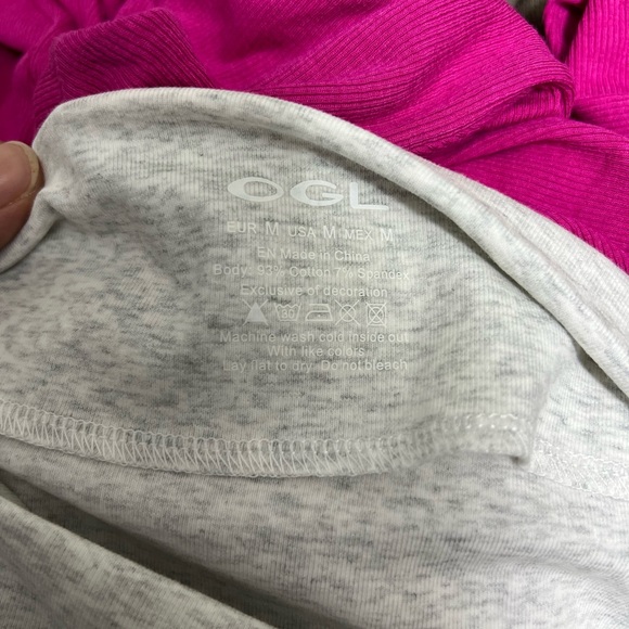 OGL Cotton Fine-Rib Fitted Boatneck T-Shirt - Picture 4 of 6